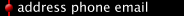 address phone email